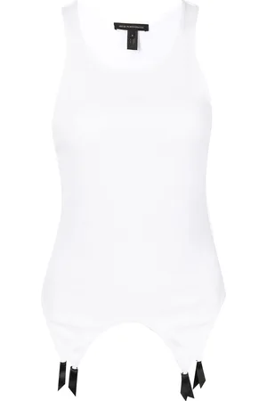 Kiki de Montparnasse Ribbed garter tank top