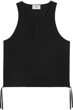 Ami Drawstring-hem tank top