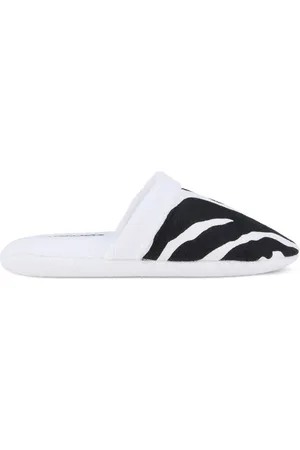 Dolce & Gabbana Zebra-print terry slippers