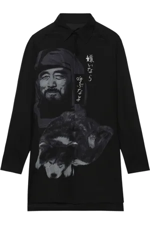 YOHJI YAMAMOTO Oversized silk shirt