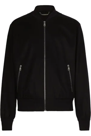 Dolce & Gabbana Zip-up cashmere bomber jacket