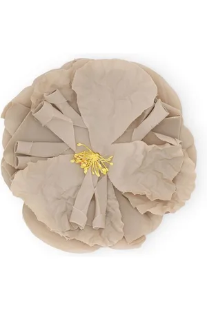 Dolce & Gabbana Floral-appliqué poplin brooch