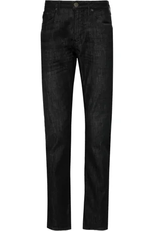 Emporio Armani Mid-rise slim-fit jeans