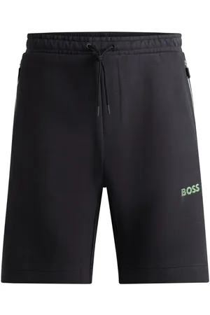 HUGO BOSS Logo-appliqué track shorts