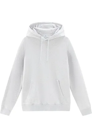 Woolrich Logo-embroidered cotton hoodie
