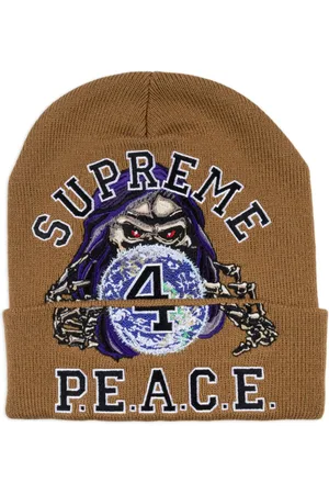 Supreme Peace embroidered beanie