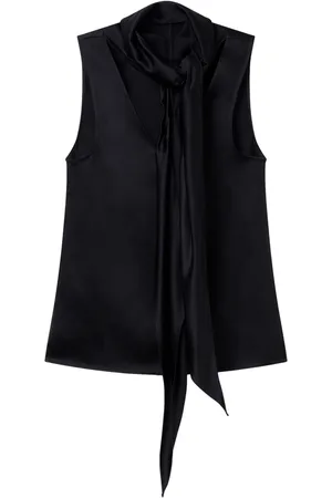 Stella McCartney Scarf-collar sleeveless top