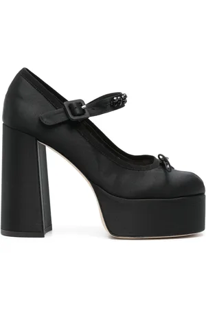 Simone Rocha 125mm heart-toe pumps