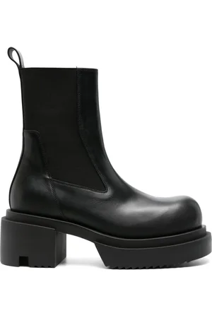 Rick Owens Beatle Bogun 60mm leather boots