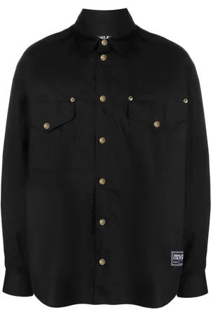 VERSACE Long-sleeve cotton shirt