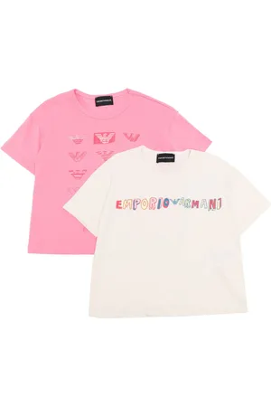 Emporio Armani Logo-print cotton T-shirt (pack of two)
