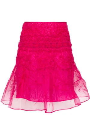 Cecilie Bahnsen Vida organza midi skirt
