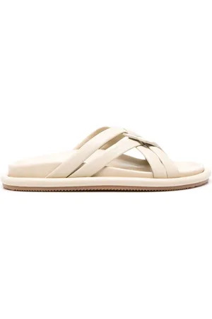 Moncler Bell interwoven-straps slides
