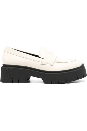 HUGO BOSS Logo-embossed chunky loafers