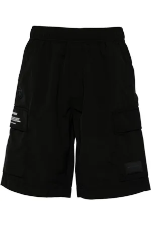 A Bathing Ape Logo-appliqué cargo shorts