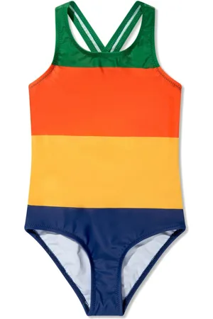 Mini Rodini Stripe-pattern swimsuit