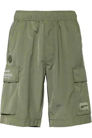 A Bathing Ape Logo-appliqué cargo shorts