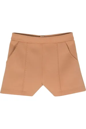 Cynthia Rowley Bonded pick-stitch shorts