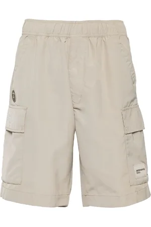 A Bathing Ape Logo-appliqué cargo shorts