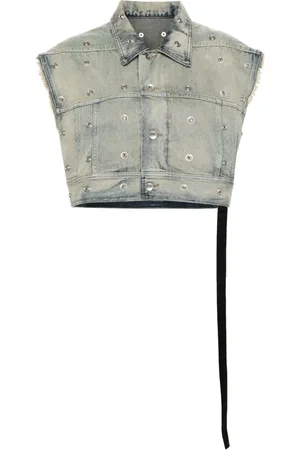 Rick Owens Jumbo Worker denim waistcoat