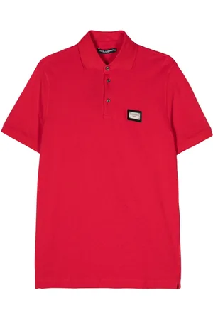 Dolce & Gabbana Logo-plaque polo shirt