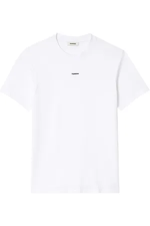 Sandro Logo-embroidered cotton T-shirt