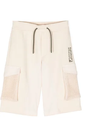 Emporio Armani Logo-embroidered drawstring shorts