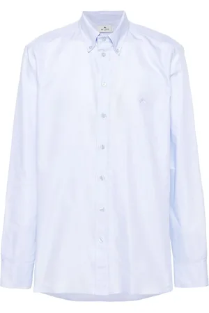 Etro Pegaso-motif cotton shirt
