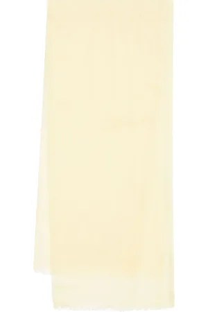 N.PEAL Frayed pashmina shawl