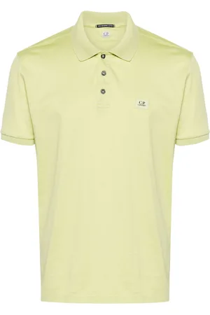 C.P. Company Logo-patch jersey polo shirt