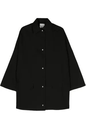 Totême Drop-shoulder twill shirt jacket