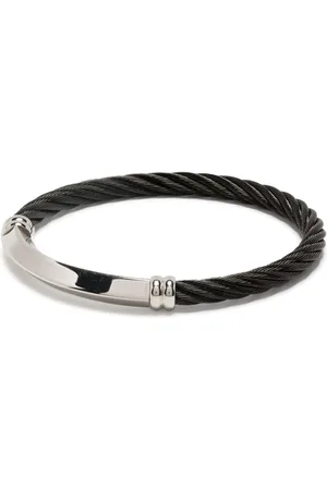 Charriol Better Half logo-engraved bracelet
