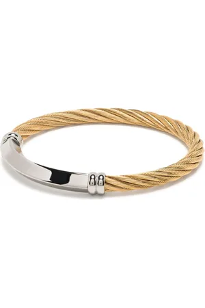 Charriol Better Half logo-engraved bracelet