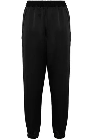 Y-3 Logo-print seersucker track pants