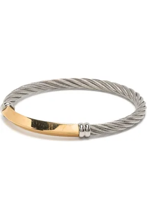 Charriol Better Half logo-engraved bracelet
