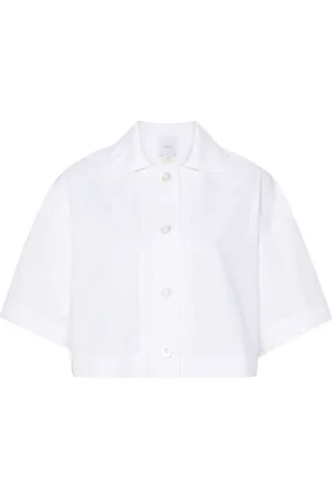 Patou Wave cropped shirt