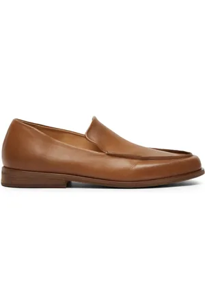 MARSÈLL Round-toe leather loafers