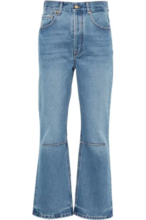 Jacquemus Le de-Nîmes high-waist cropped jeans