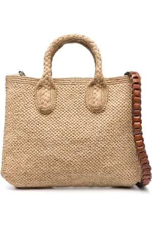 IBELIV Rary raffia tote bag