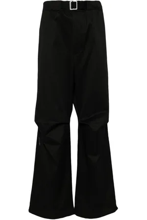 DARKPARK Belted cropped trousers