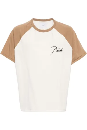 Rhude Colour-block cotton T-shirt