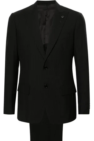LARDINI Pinstriped single-breasted suit