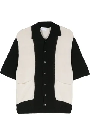 Winnie NY Colourblock knitted shirt