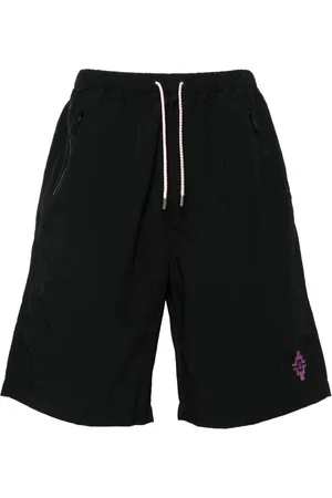 MARCELO BURLON Graffiti Cross bermuda shorts