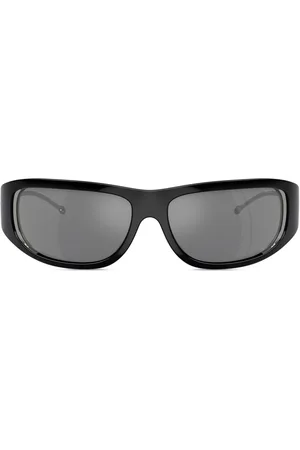 Diesel Logo-plaque wraparound sunglasses