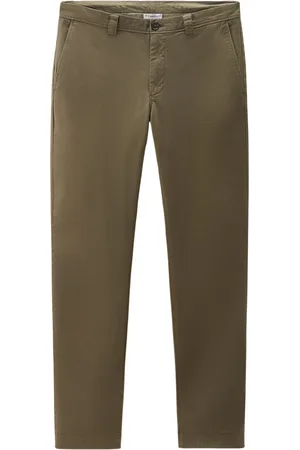 Woolrich Logo-embroidered chinos