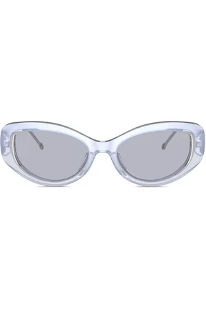 Diesel Logo-plaque cat-eye sunglasses