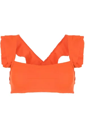 CLUBE BOSSA Jasper ruffle-trim bikini top