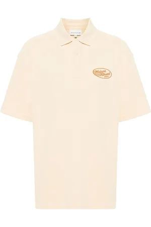 Maison Kitsuné Logo-embroidered cotton polo shirt