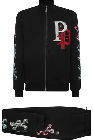 Philipp Plein Skeleton-appliqué tracksuit